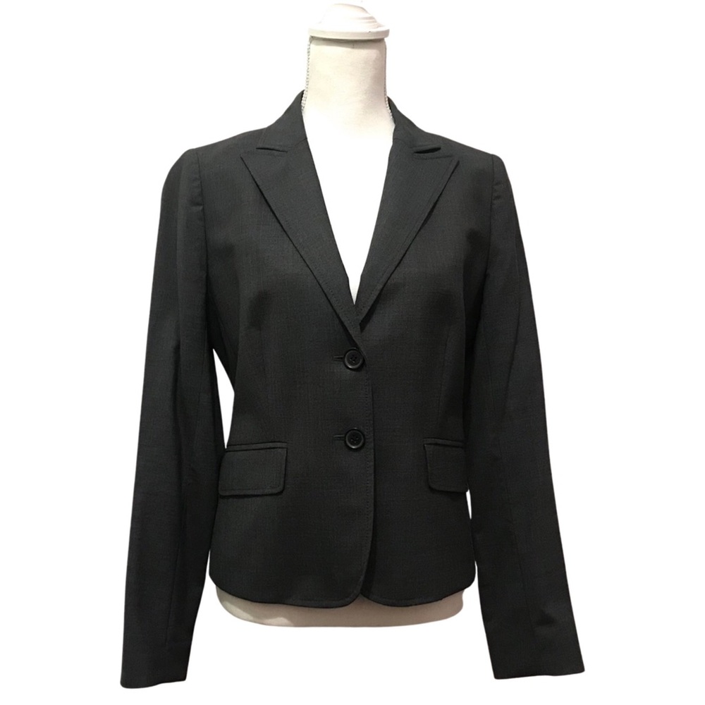 J Crew Charcoal Wool Blazer